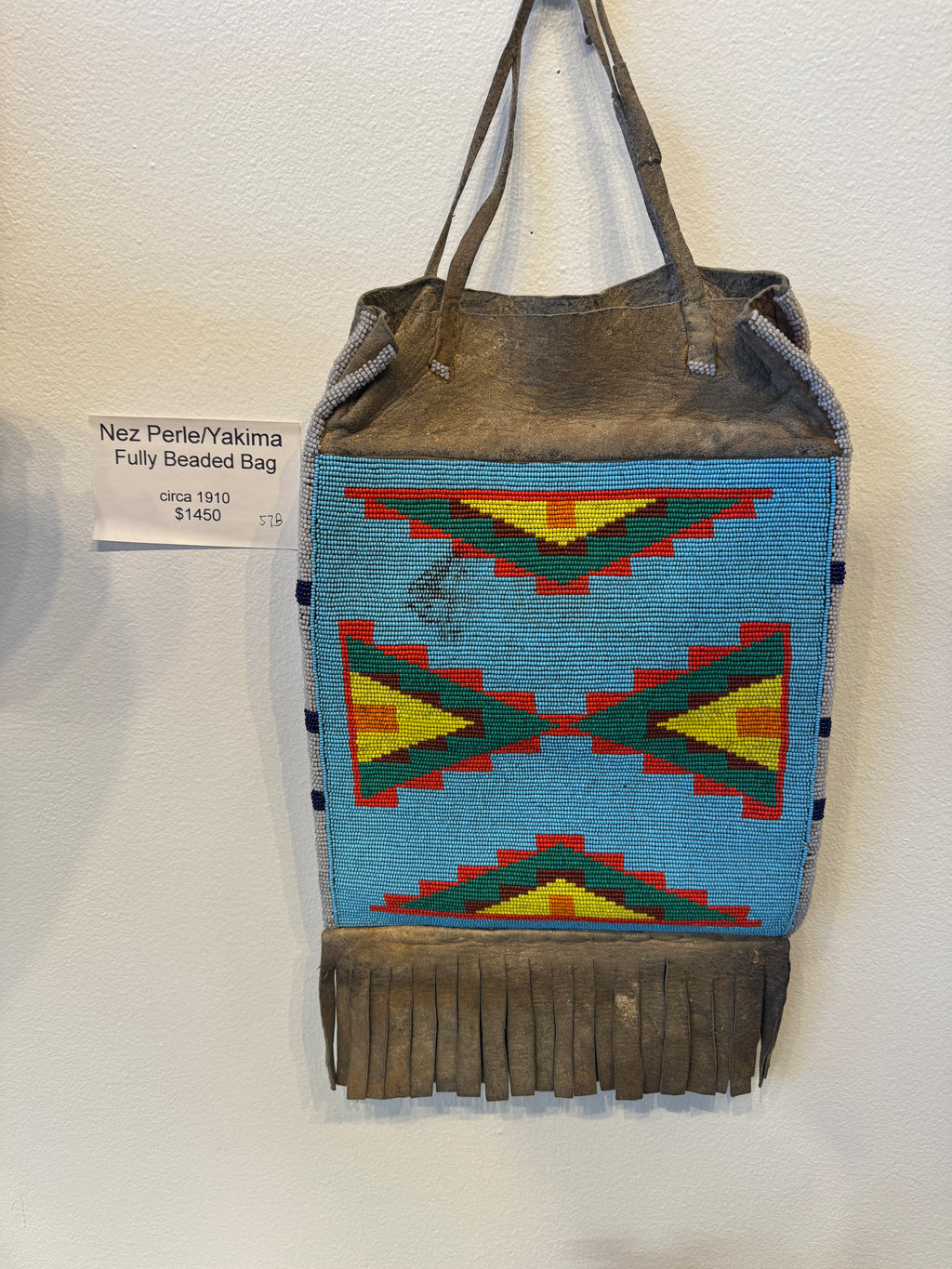 Nez Perle/ Yakima Fully Beaded Bag
