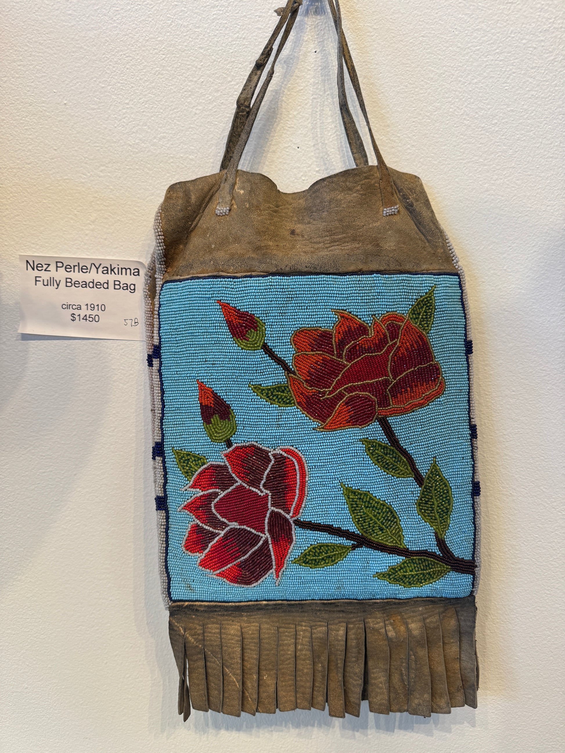 Nez Perle/ Yakima Fully Beaded Bag