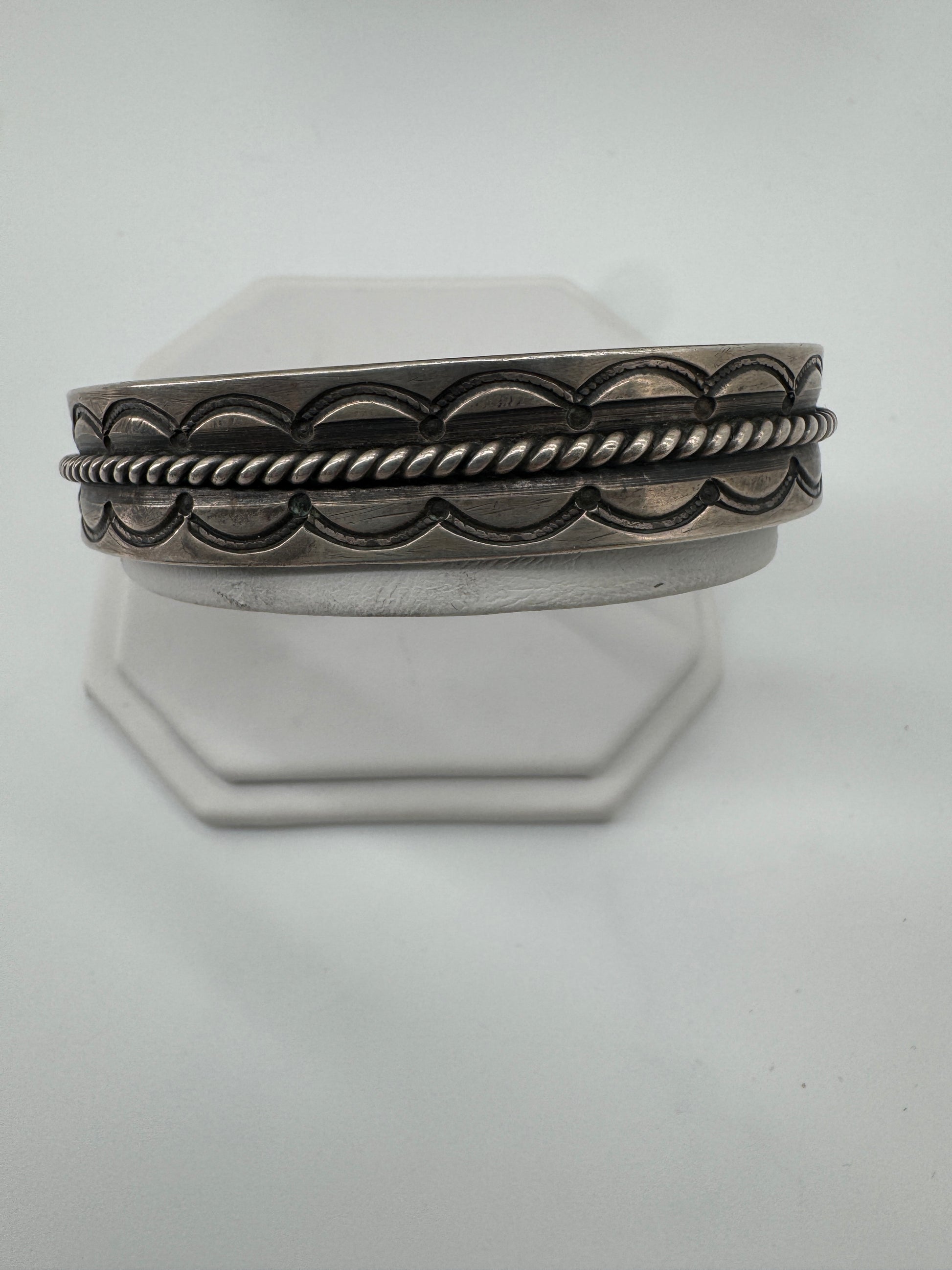 Navajo Sterling Silver Cuff Bracelet