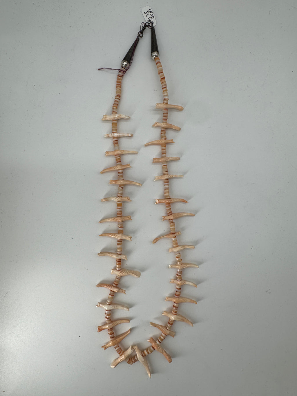 Shell and Heishi Bird Heishi Necklace